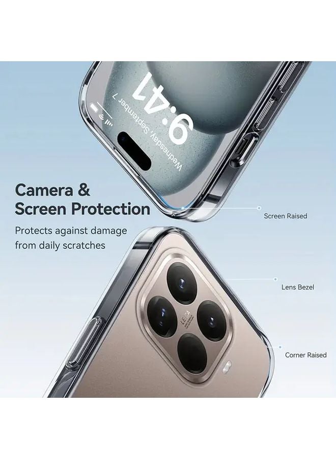 غطاء شفاف فائق النحافة مضاد للصدمات ومقاوم للخدوش لـ Xiaomi 15T Pro - Image 3
