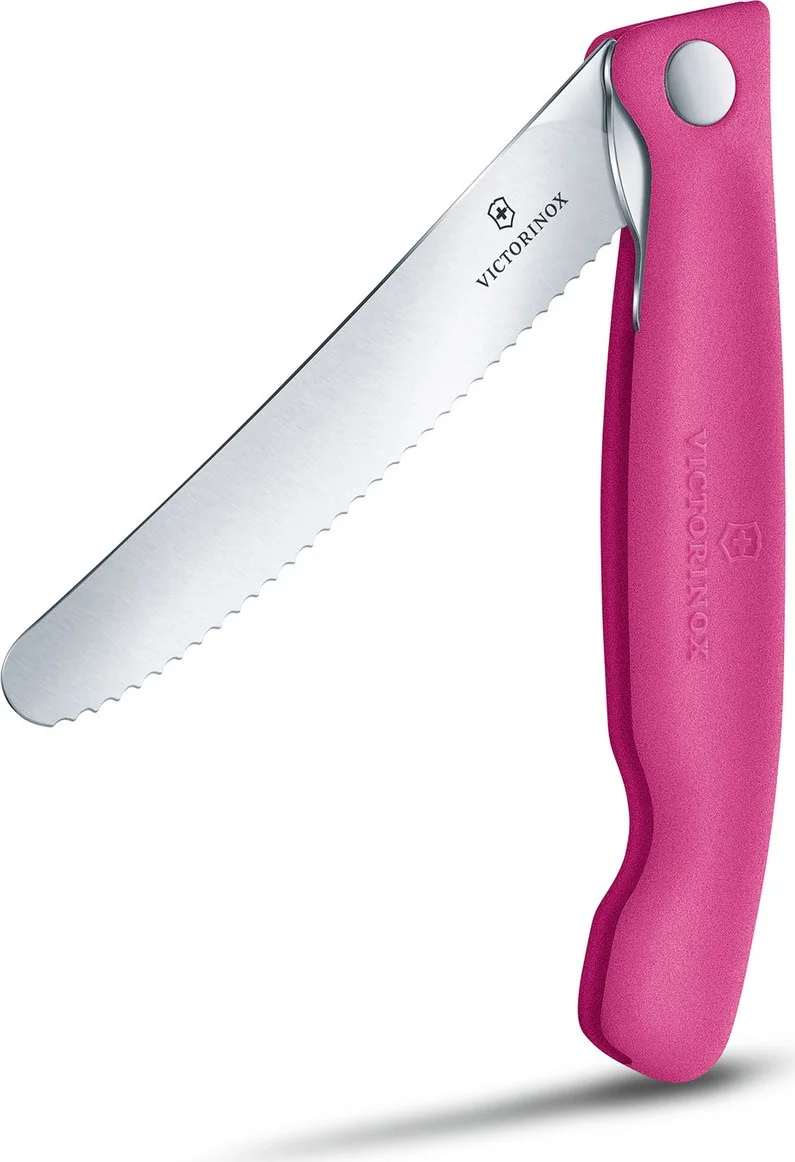 Victorinox Swissclassic 11 cm Foldable Tomato Knife (Pink)