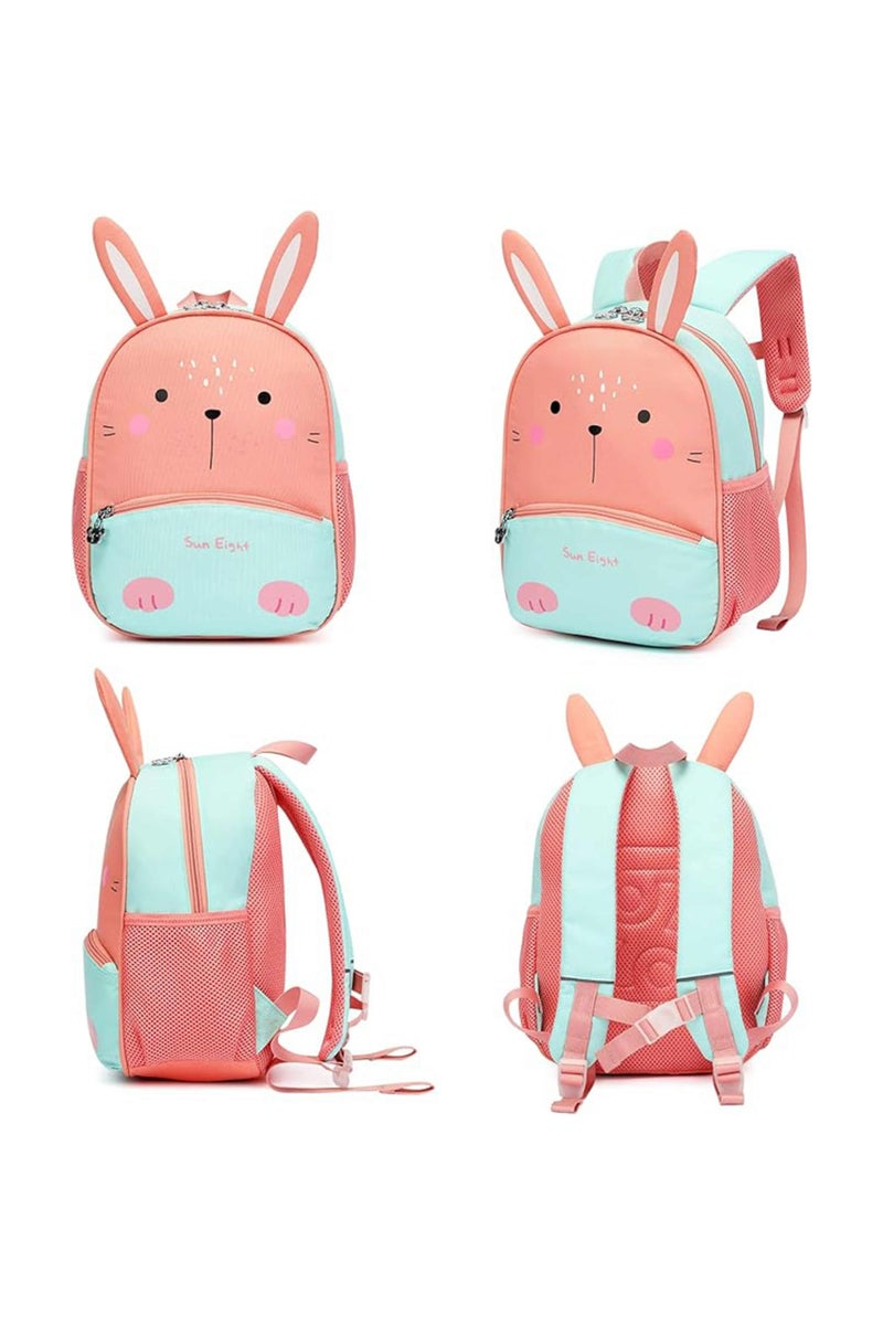 SUN EIGHT Cute Toddler Backpack Toddler Bag 3D Cartoon Mini Travel Bag for Baby Girl Boy 2-6 Years, SE2837, Green Red - Image 5