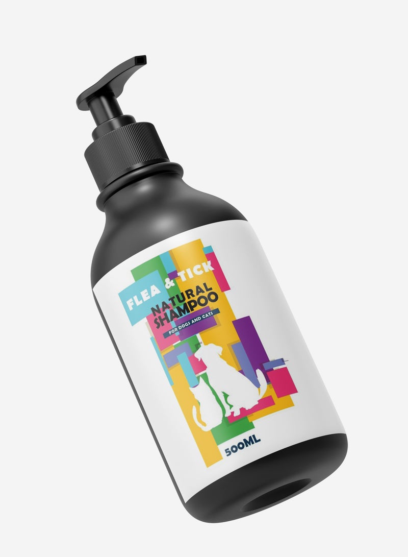 Wild nurture natural flea & tick shampoo 500 ml