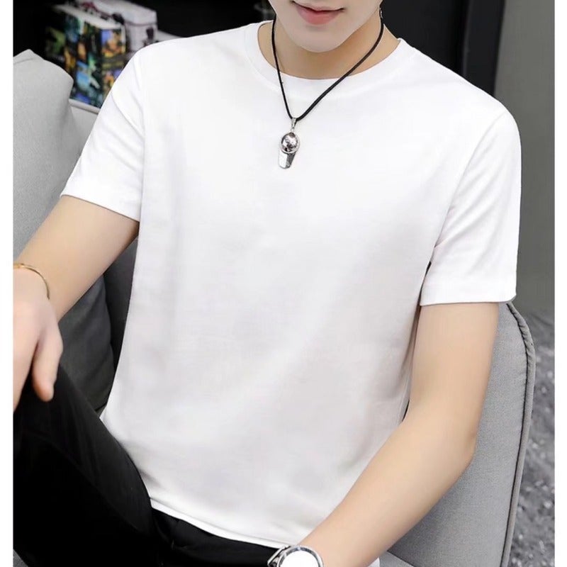 Summer Men's ShorT Sleeve Fashion PrinT Trendy STudenT Couple T-shirT Trendy Round Neck New Popular STandard T-shirT - Image 1