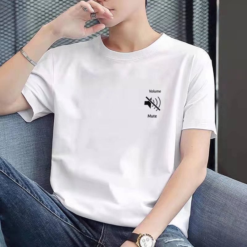 Summer Men's ShorT Sleeve Fashion PrinT Trendy STudenT Couple T-shirT Trendy Round Neck New Popular STandard T-shirT - Image 5