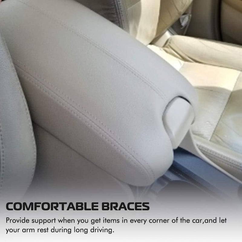 A ABIGAIL Center Console Armrest Cover & Front Door Panels Armrest for Honda Accord (2008-2012) - Gray - Image 3