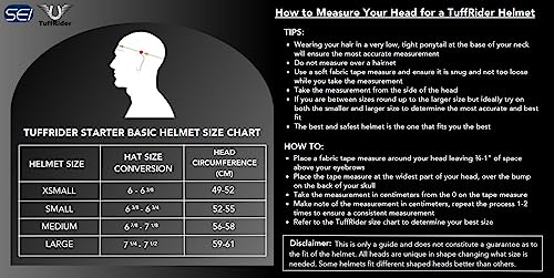 TuffRider Starter Basic Horse Riding Helmet Comfortable Protective Equestrian Head Gear SEI Certified Hot Pink M - Image 3