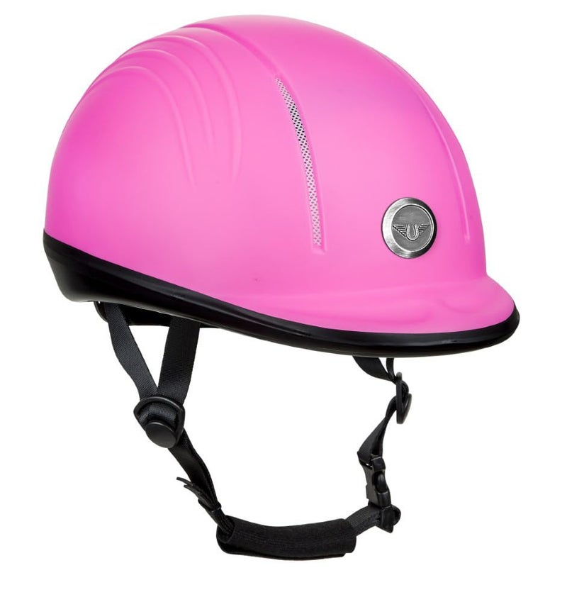 TuffRider Starter Basic Horse Riding Helmet Comfortable Protective Equestrian Head Gear SEI Certified Hot Pink M - Image 2
