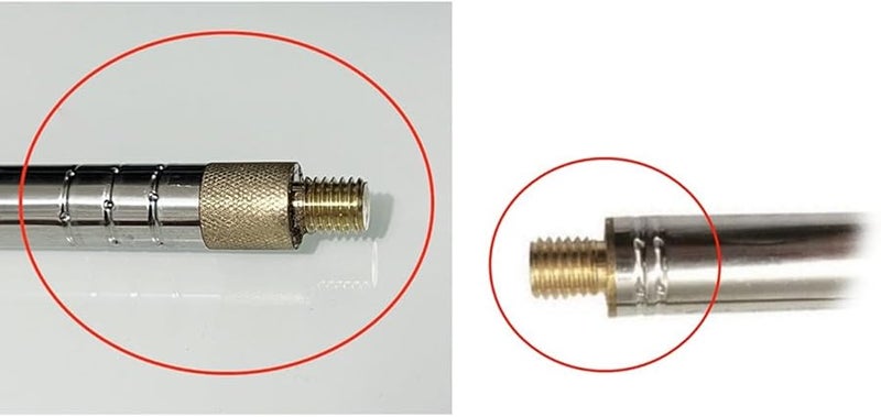 Telescopic Whip Antenna 5 28m Stainless Steel Reinforced Base For GP Yagi Amateur Radio - Image 2