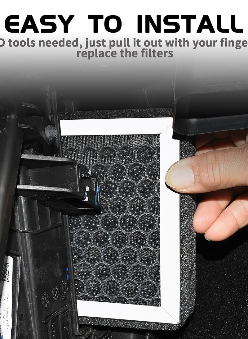 Tesla Model 3 & Model Y HEPA Cabin Air Filter - 2 Pack Replacement for Improved Air Quality in Tesla Vehicles, Compatible with Tesla Air Conditioning System. - Image 4