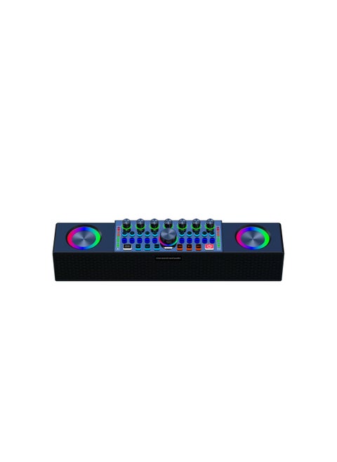 SY8 Sound Card Set 12 Kinds Of Electric Sounds HIFI Sound Quality 3D Stereo 10 Ambient Sounds Bluetooth Sound Card And Sound System In One Live Broadcast Game KTV Smart Phone Sound