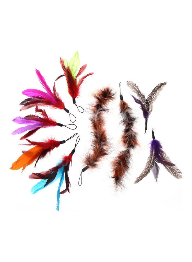 NIBEMINENT 9-Piece Natural Long Feather - Image 1