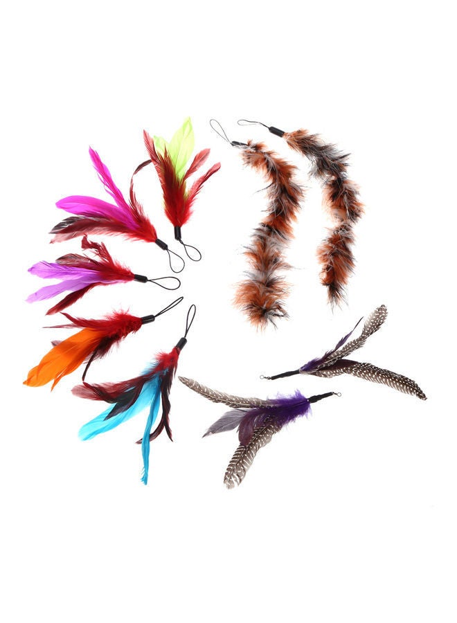 NIBEMINENT 9-Piece Natural Long Feather - Image 2