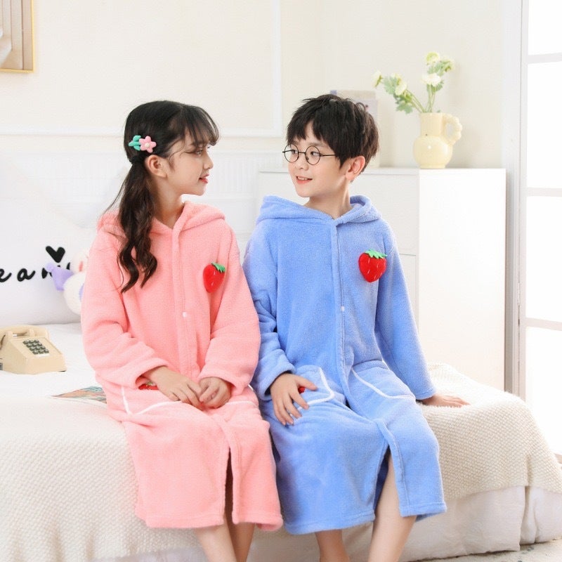 عباءة أطفال كيب قابلة للارتداء منشفة استحمام للأطفال، مثالية للاستحمام والسباحة، ماصة، شتاء، فئة أ، ثوب نوم للأطفال - Image 3