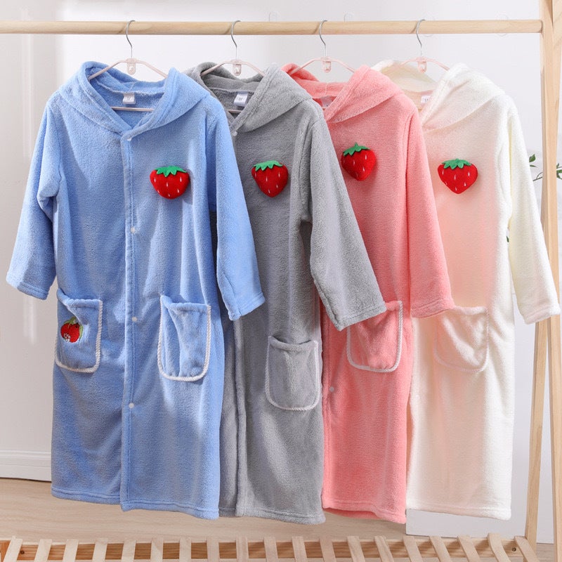 عباءة أطفال كيب قابلة للارتداء منشفة استحمام للأطفال، مثالية للاستحمام والسباحة، ماصة، شتاء، فئة أ، ثوب نوم للأطفال - Image 2