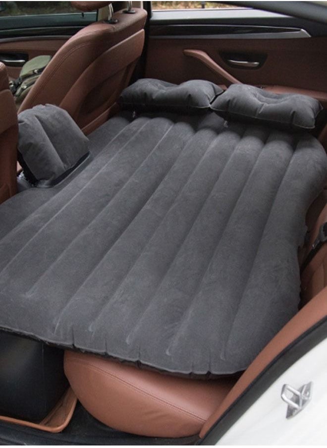 Generic - Car Travel Bed 138*90*45Cm SUV Air Mattresses Car Inflatable Travel Bed for Adjustable Sleeping Pad Airbed Seat Cover Cushion Flocking Cloth with Pump - Image 1