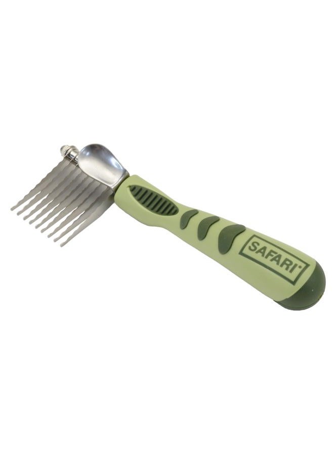 Coastal Pet Safari Dog De-Matting Comb - Serrated Stainless Steel Grooming Tool for Dogs with Medium to Long Hair - Keeps Coats Smooth & Soft - One Size - Image 1