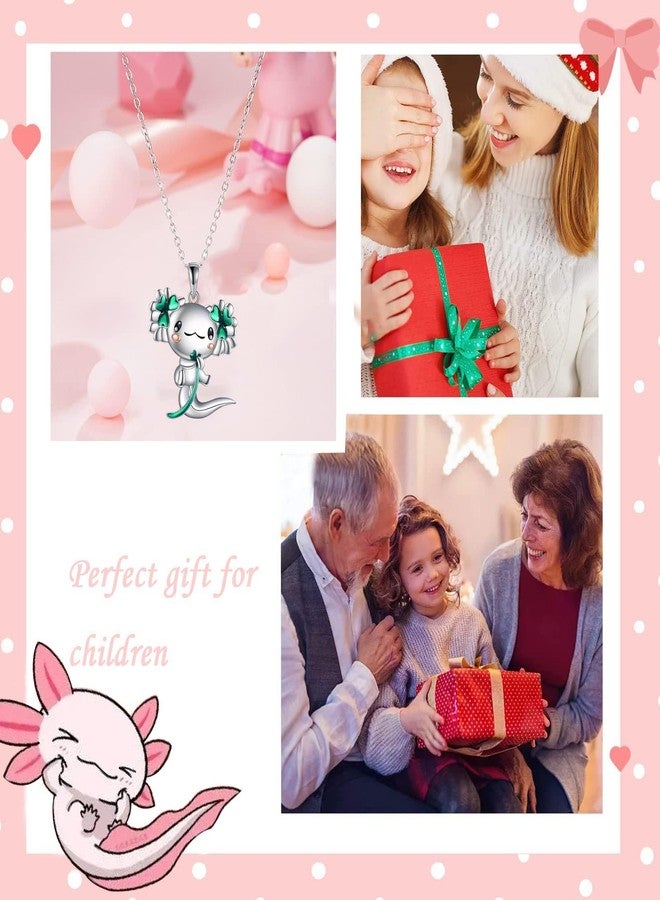 DkakoJew Cute Axolotl Necklace for Girls Boys Pendant Necklaces Gifts Jewelry Gifts for Girls Daughter Boys Son Granddaughter Niece Birthday Christmas Graduation Gift over 3 years old. - Image 5