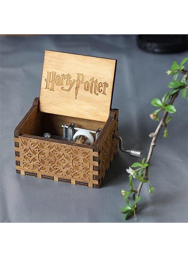 Lightweight Durable And Easy To Carry Harry Potter Classic Mini Wooden Music Box - Image 5