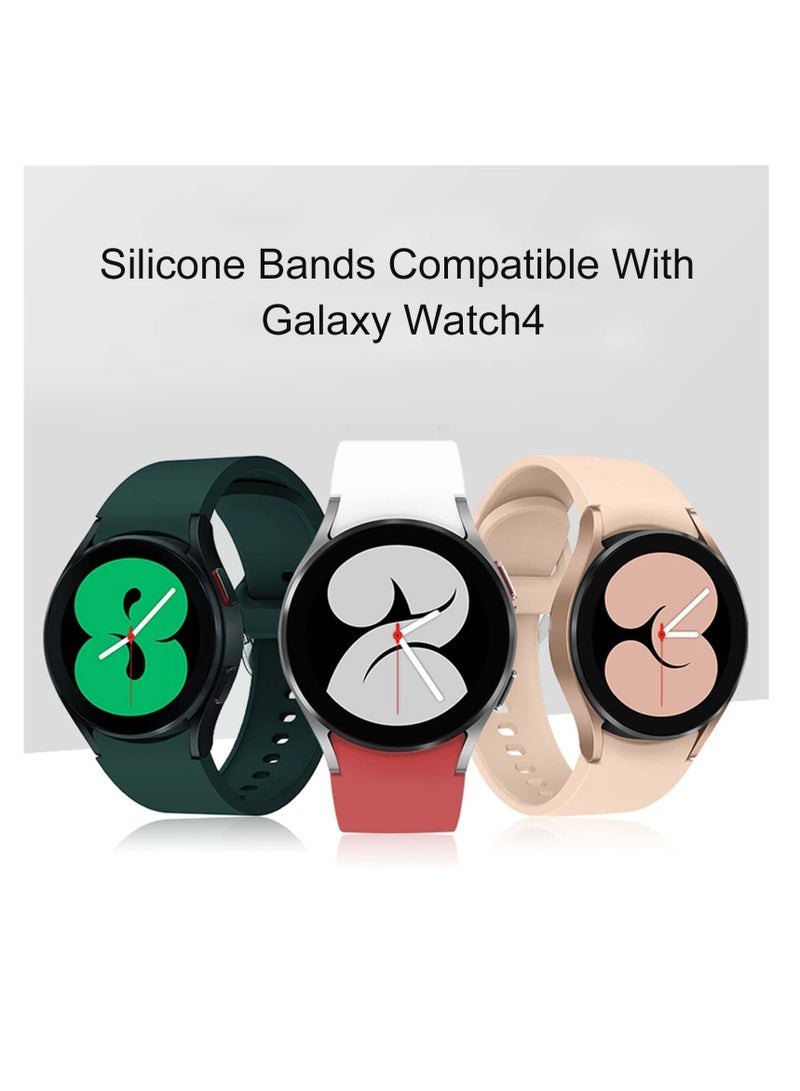 6 Pack Bands Galaxy Watch 4 Bands Compatible with Samsung Galaxy Watch 4 40mm 44mm Colorful Buckle for Women Men (Size:S) - Image 4