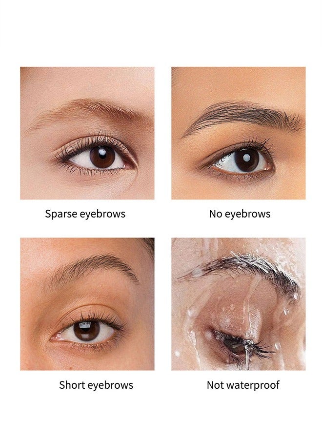 اوكيل صابون الحاجب ، جل الحاجب الاحترافي مع الفرشاة ، جل الحاجب الاحترافي المقاوم للماء مع مجموعة تصفيف الفرشاة المرنة ، يمكن أن يشحذ حاجبك إلى رقيق وحجم بسهولة ، موصى به للغاية لأي شخص يبحث - Image 4