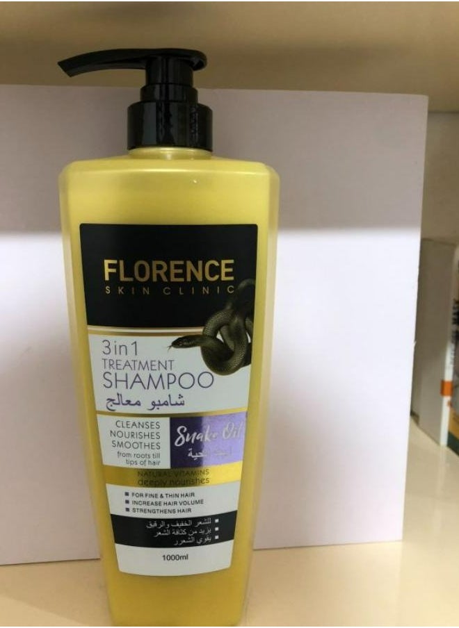 Florence 3 In 1 Treatment Shampoo Collagen 1000 ML 