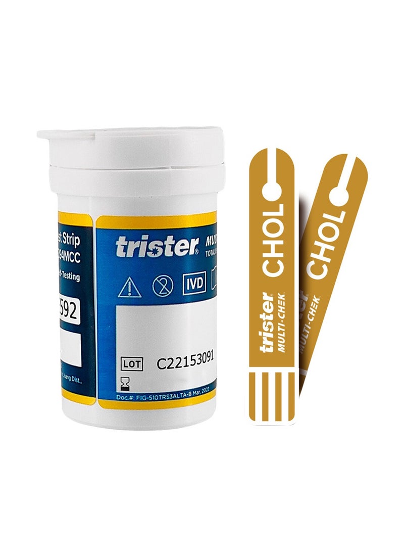 trister Multi-Chek Total Cholesterol 10 Test Strip  - Image 1