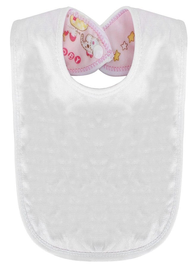 ANTIL'S New Born Baby Cotton Printed Waterproof Apron/Bib Pack of 4 - Image 2