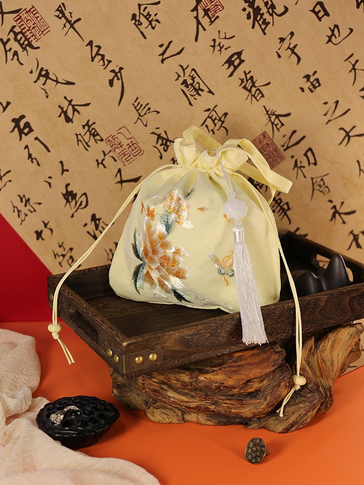 Suzhou Embroidery Bag Embroidery Bucket Bag Heavy Embroidery Antique Bag Chinese Style Handbag Messenger Bag Hanfu Small Bag - Image 2