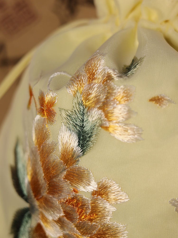 Suzhou Embroidery Bag Embroidery Bucket Bag Heavy Embroidery Antique Bag Chinese Style Handbag Messenger Bag Hanfu Small Bag - Image 3