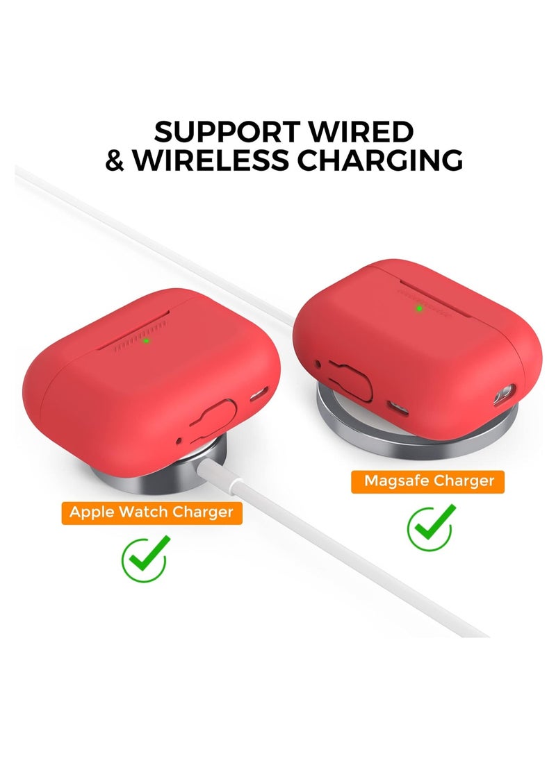 Generic AirPods Pro 2nd Generation Soft Silicone Case Cover Full Body Shockproof Covers with Anti-Lost Hand Strap  - Image 3