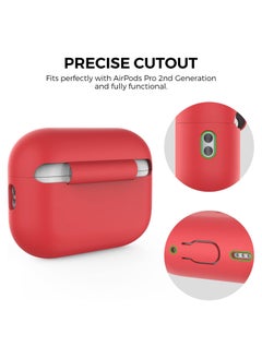 Generic AirPods Pro 2nd Generation Soft Silicone Case Cover Full Body Shockproof Covers with Anti-Lost Hand Strap  - Image 4