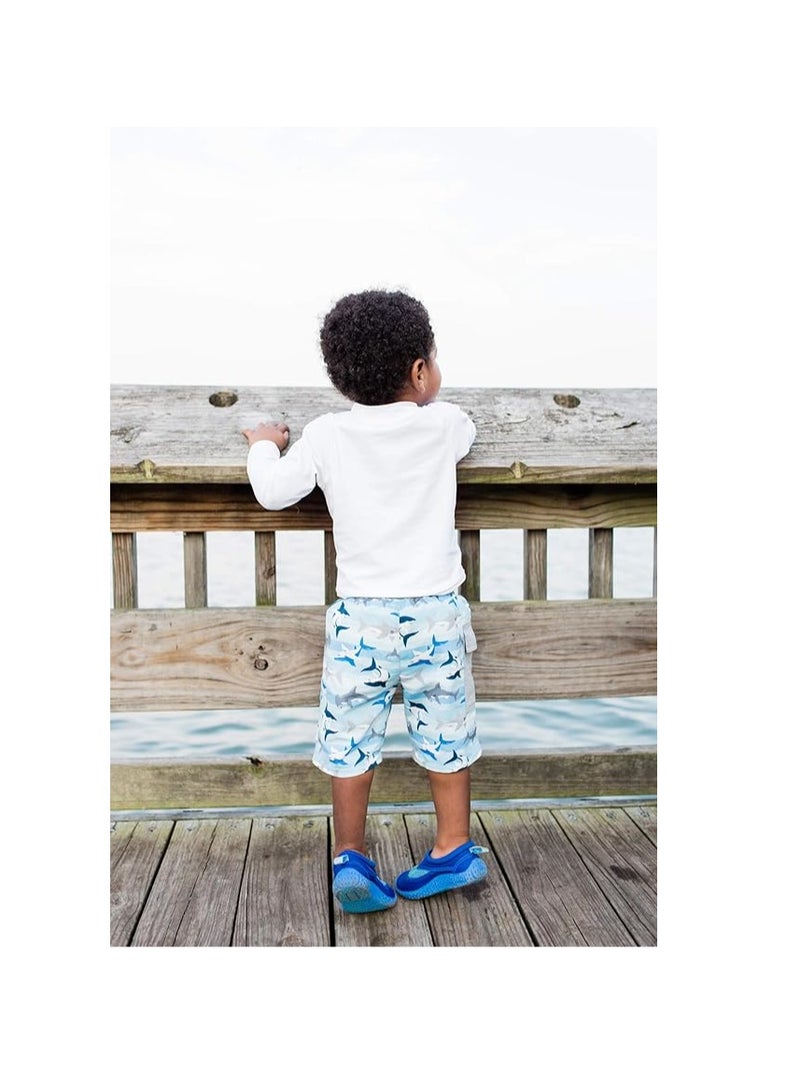 green sprouts i play. by green sprouts Unisex Child 750103 Water Shoes, Color: Royal Blue, Size: 4 M US  - Image 2