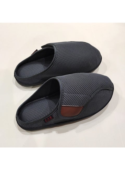Women's Extra Wide Diabetic Slippers - Adjustable Velcro Shoes For Swollen Feet, Edema & Plantar Fasciitis