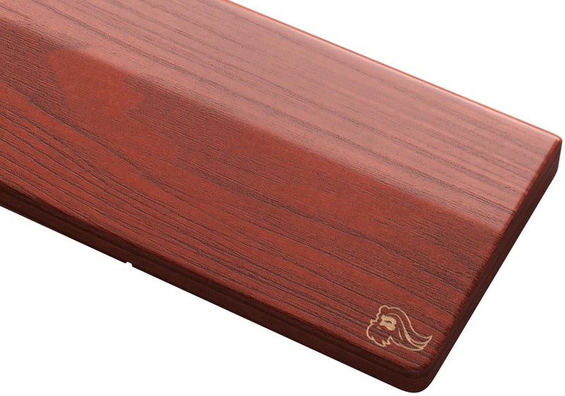 Glorious TKL Wrist Rest - Brown Wooden Wrist Rest - Mechanical Keyboard Wood Ergonomic Palm Rest - 14x4 inches/19mm Thick (GV-87-BROWN) - Image 3