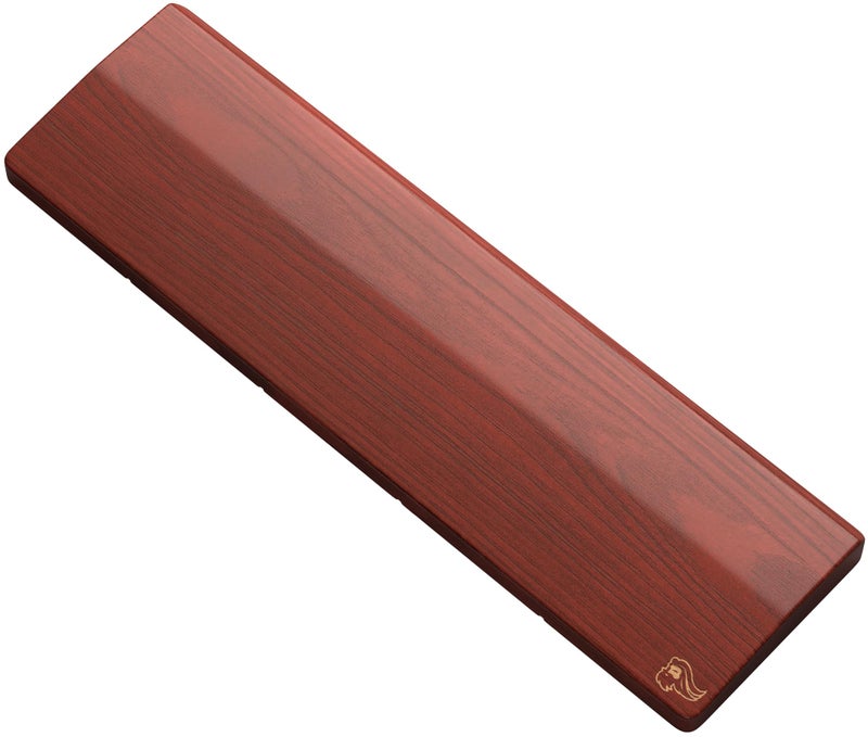 Glorious TKL Wrist Rest - Brown Wooden Wrist Rest - Mechanical Keyboard Wood Ergonomic Palm Rest - 14x4 inches/19mm Thick (GV-87-BROWN) - Image 1