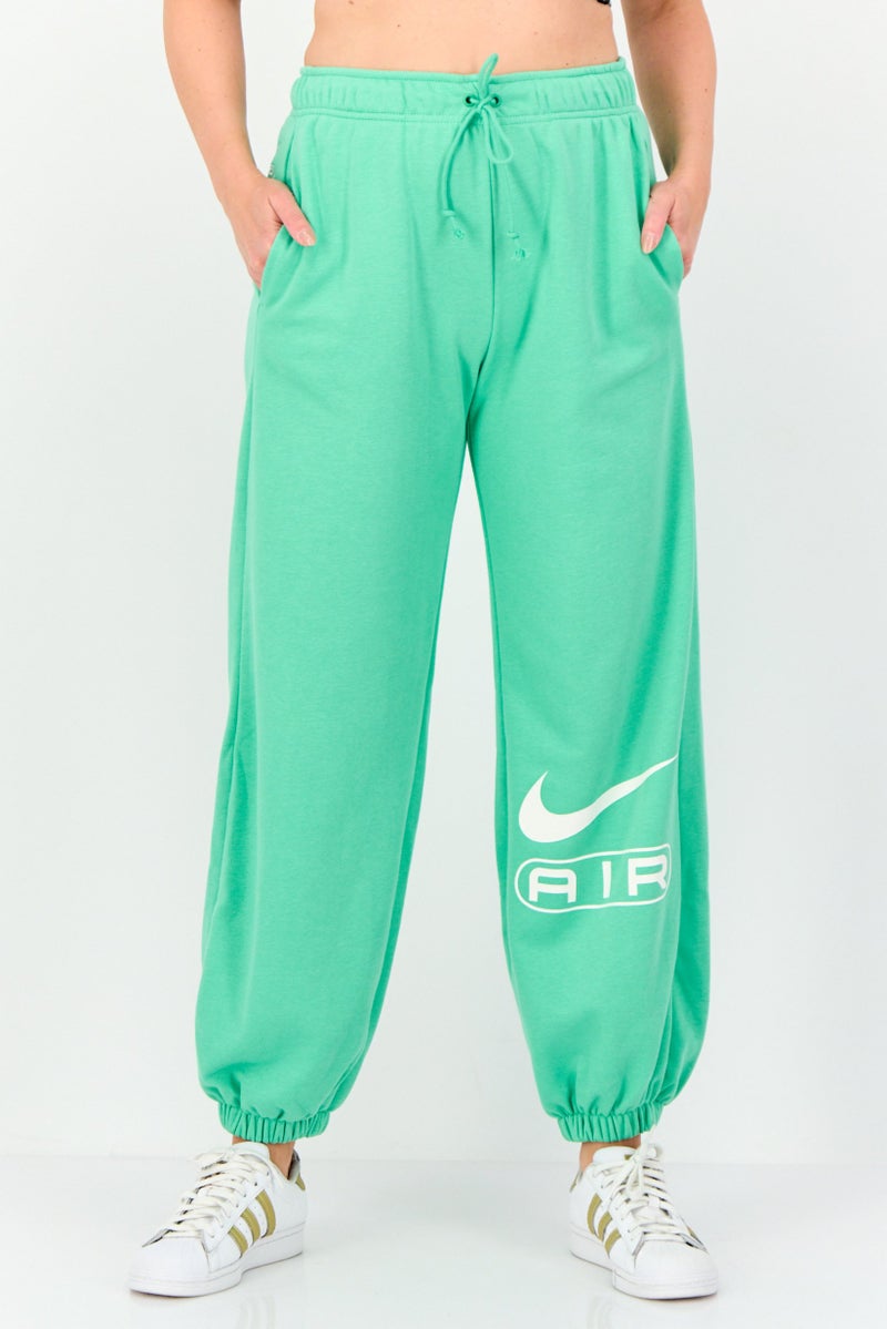 Nike Women Standard Fit Training Sweatpants, Green - Image 1