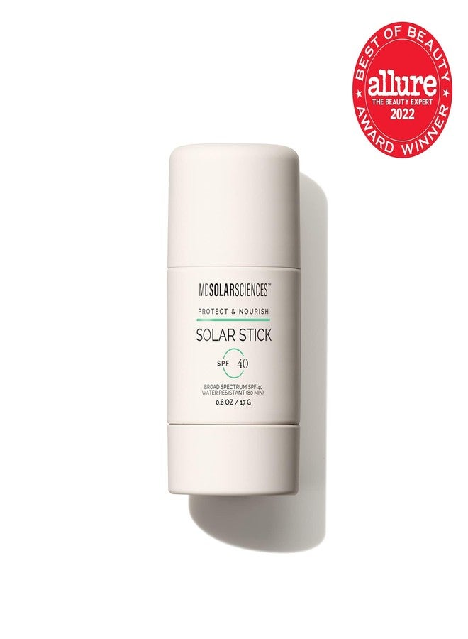 MDSolarSciences Solar Stick Mineral Sunscreen Stick SPF 40 | Water-Resistant, Broad Spectrum UV Protection | Hydrating Zinc & Vitamin C Formula | Reef-Safe, Vegan | Non-Greasy, No White Cast (0.6 Oz) - Image 2