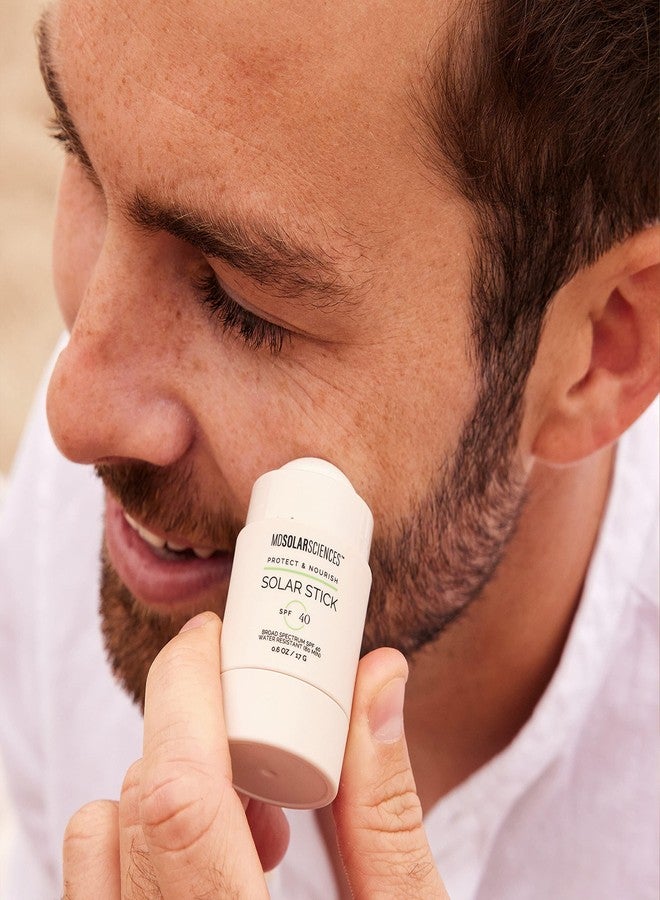 MDSolarSciences Solar Stick Mineral Sunscreen Stick SPF 40 | Water-Resistant, Broad Spectrum UV Protection | Hydrating Zinc & Vitamin C Formula | Reef-Safe, Vegan | Non-Greasy, No White Cast (0.6 Oz) - Image 4