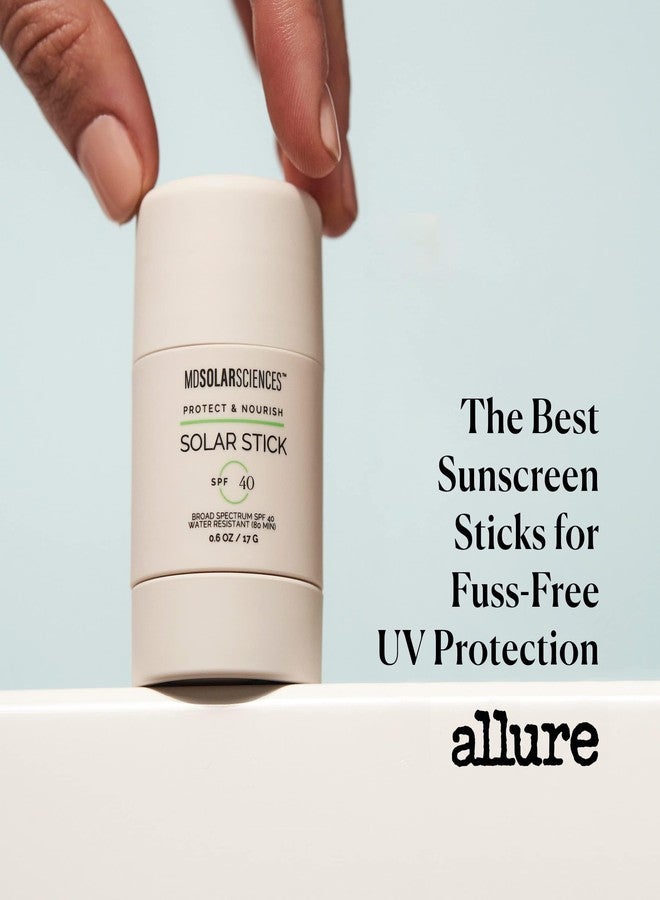 MDSolarSciences Solar Stick Mineral Sunscreen Stick SPF 40 | Water-Resistant, Broad Spectrum UV Protection | Hydrating Zinc & Vitamin C Formula | Reef-Safe, Vegan | Non-Greasy, No White Cast (0.6 Oz) - Image 5