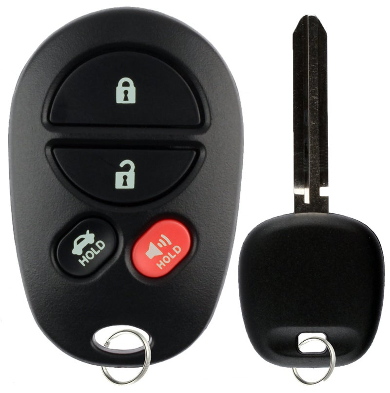 KeylessOption Keyless Entry Remote Control Fob Uncut Car Key for GQ43VT20T - Image 1