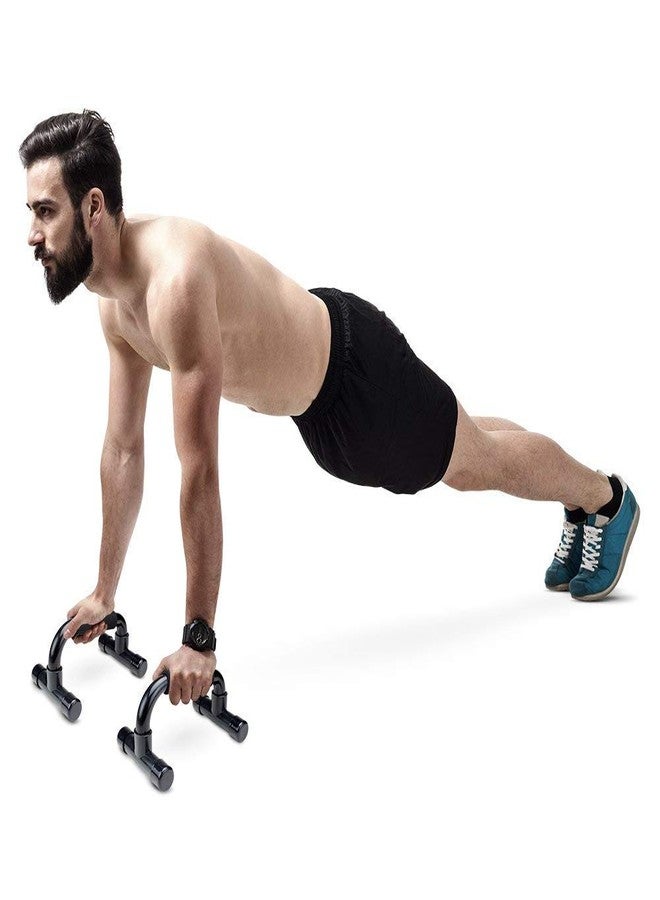 LAFILLETTE Push Up Bars Workout Stands with Comfort Grip and Ergonomic Angle, Handles for Floor Workouts for Men and Women - Image 2