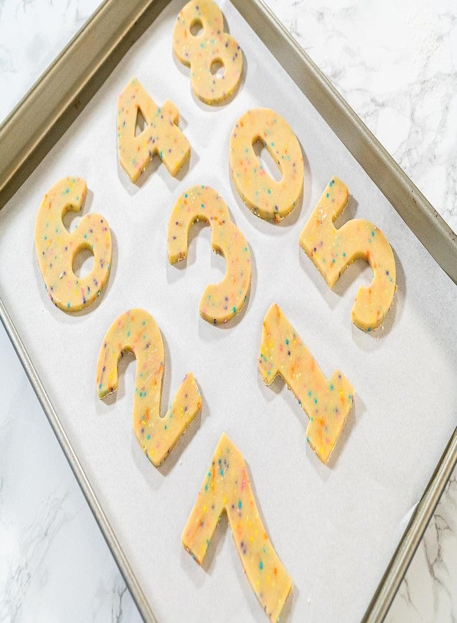 Bakerpan Stainless Steel Number 6 Cookie Cutter, Cookie Cutter Number Six Shapes, 3 1/2 Inch - Set of 2 - Image 5