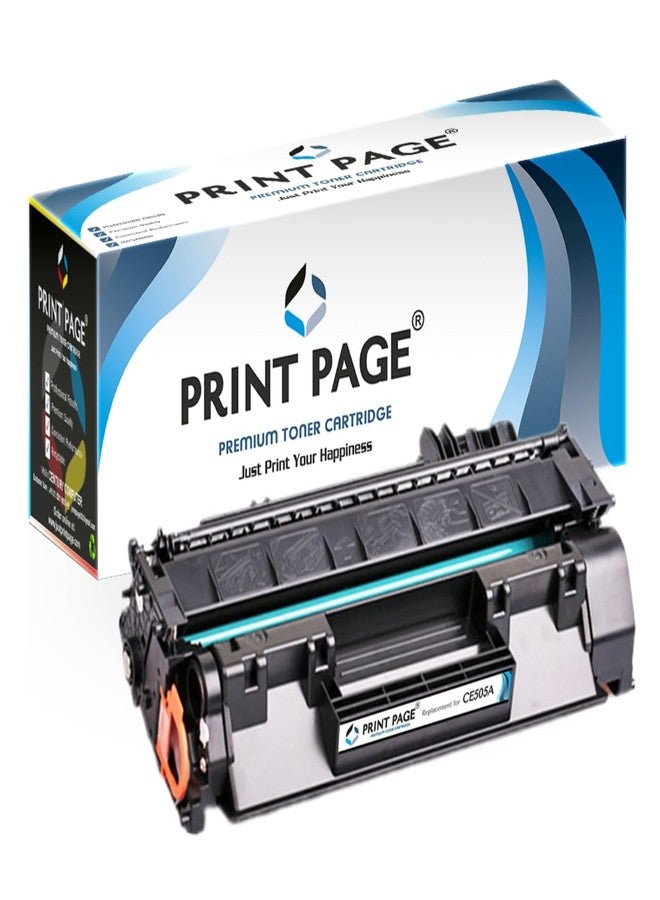 Print Page 05A Toner Cartridge Compatible for LJ Printers P2032, P2035, P2035n, P2055, P2055d, P2055dn, P2055x (1 pcs) - Image 1