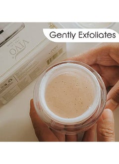 Vivo Per Lei Facial Peeling Gel Face Peel Containing Dead Sea Minerals And Nut Shell Powder Exfoliating Gel And Blackhead Remover (Pack Of 2) Includes 2 Travel Facial Peel Tubes  - Image 3