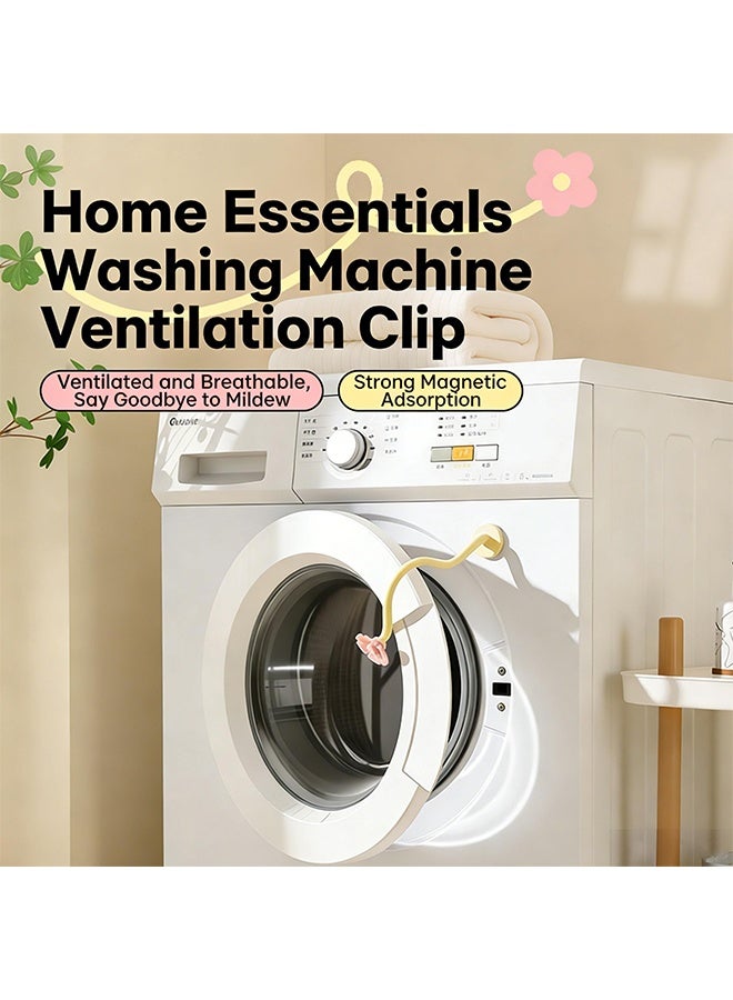 Front Load Washer Door Prop, Washing Machine Door Holder, Removable Washer Magnet Door Stopper,Keep Washer Door Open to Prevent Odors - Image 4