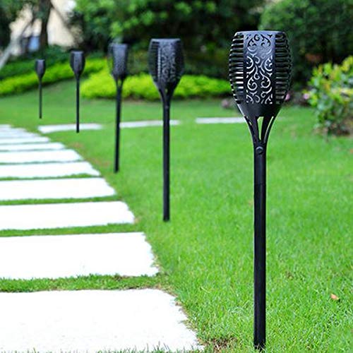Epyz Solar Light Outdoor Waterproof Flickering Flame Mashaal Light 3 in1 96LED,Auto On/Off Solar Lighting for Garden Party and Festival Decoration [ Pack of 1, Warm Yellow ] - Image 4