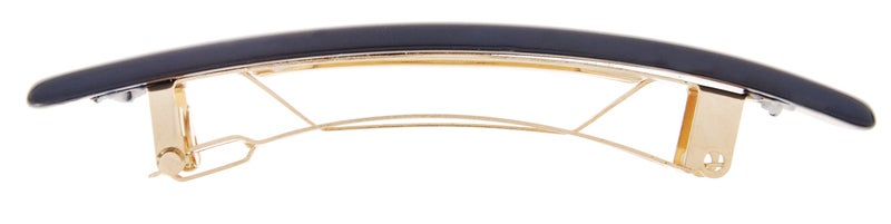 France Luxe Small Luxury Rectangle Barrette - Nacro Ocean - Image 2