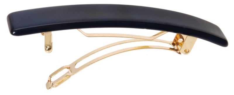 France Luxe Small Luxury Rectangle Barrette - Nacro Ocean - Image 3