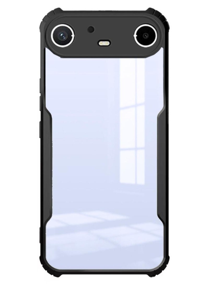 كومبي جراب حماية الوسادة الهوائية لهاتف Pova Slim، غطاء حماية ناعم من مادة TPU والأكريليك