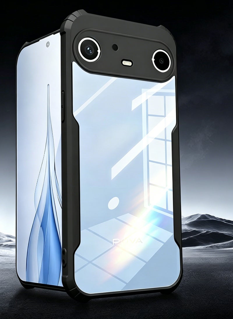 CoomBe Airbag Protection Case for TECNO Pova Slim 5G, Soft TPU+Acrylic Protective Phone Cover - Image 1