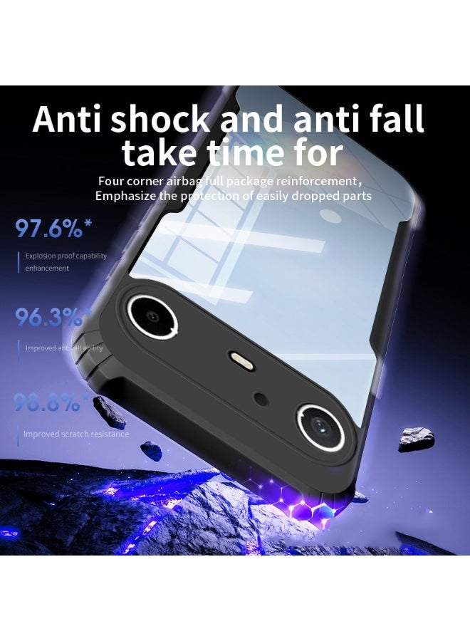 CoomBe Airbag Protection Case for TECNO Pova Slim 5G, Soft TPU+Acrylic Protective Phone Cover - Image 2