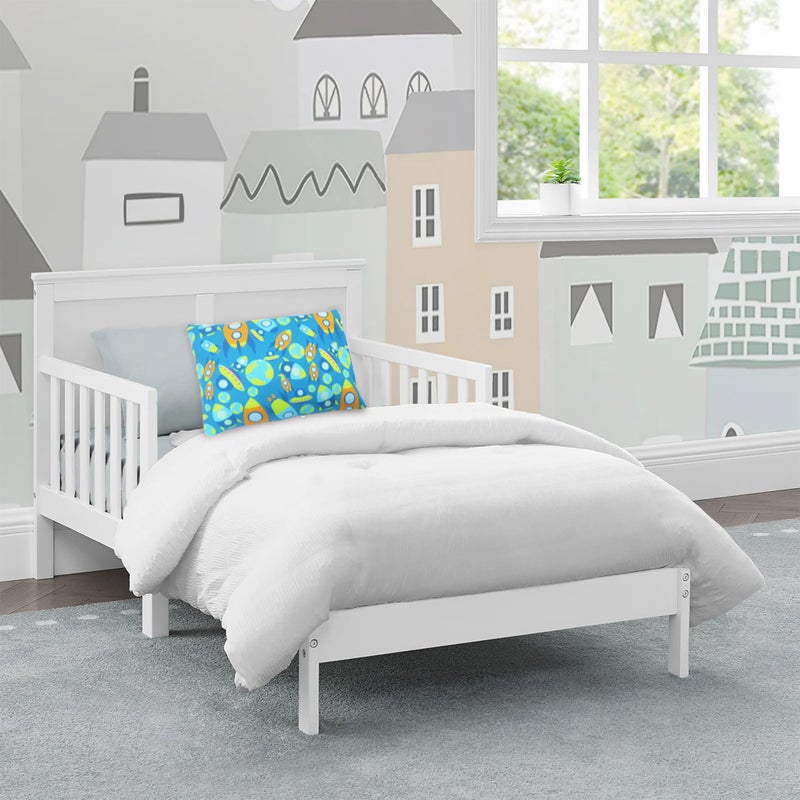 KRADYL KROFT Toddler Pillow with 100% Cotton Removable Cover - 20 X 15 Inches | Children Pillows | Baby Pillows - Aztec Rocket - Image 3